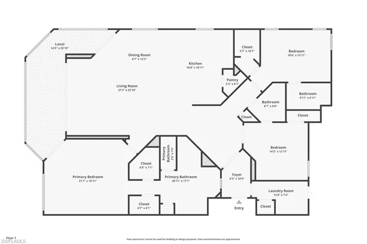 View of room layout