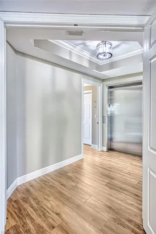 Elevator opens to your private foyer
