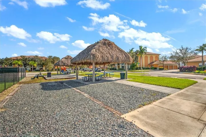 View of home's community featuring a gazebo