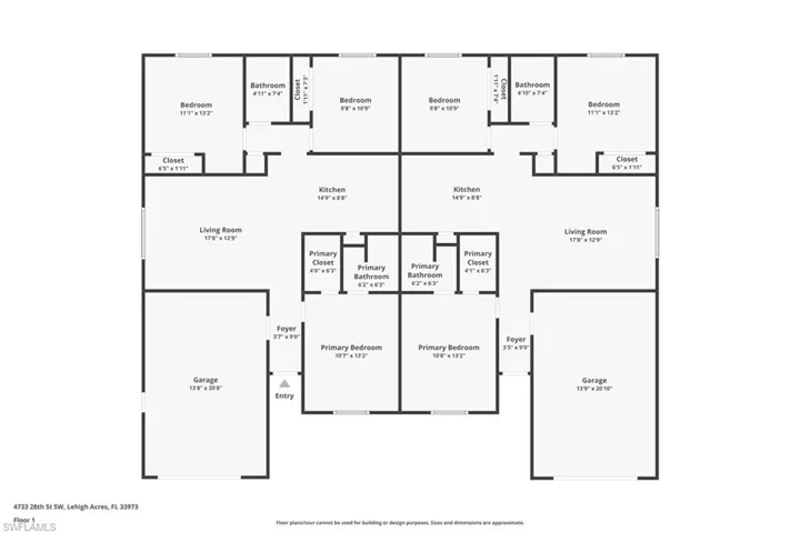 4733/4735 28th St Sw, Lehigh Acres Fl 33973