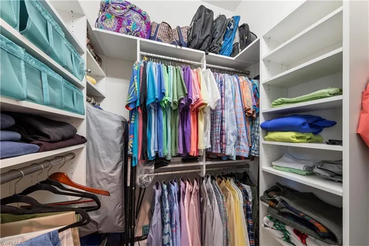 2nd Primary, custom finished closet.