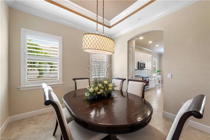 Elegant and easy. So many areas to enjoy friends and family.