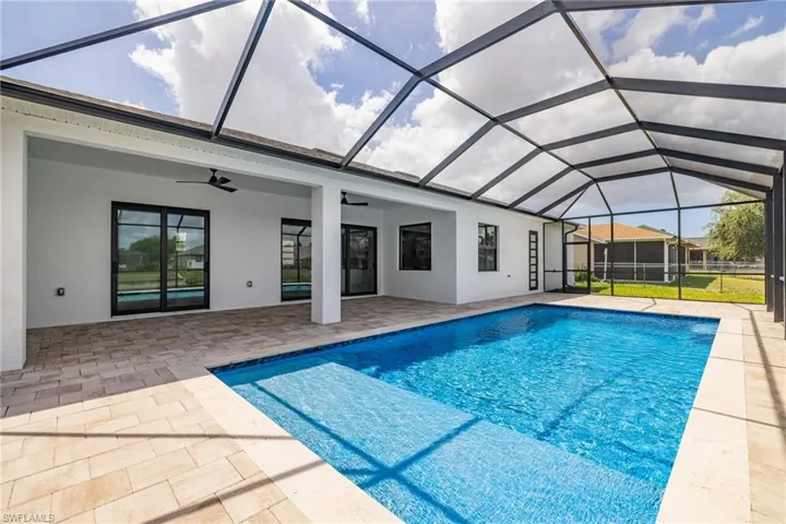 Beautiful gleaming pool