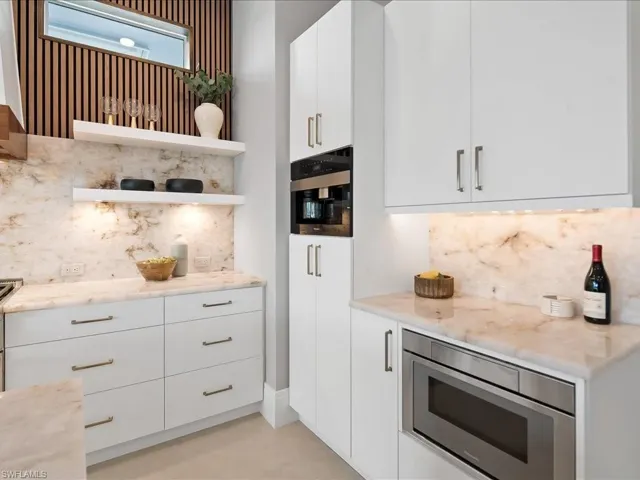 Premium appliance package and integrated coffee station