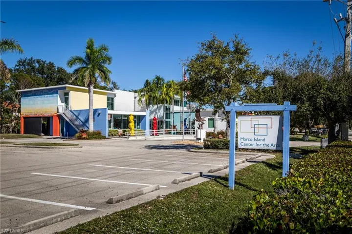 Marco Island Art League is a short distance from this home