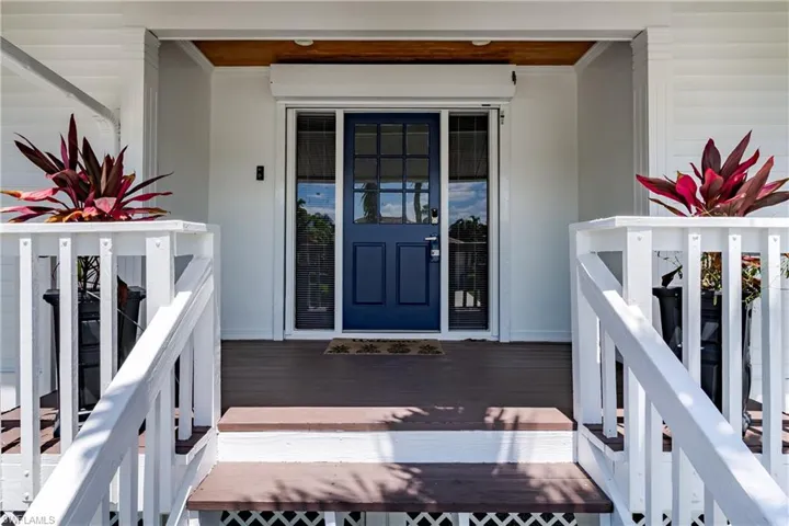 Welcoming front porch