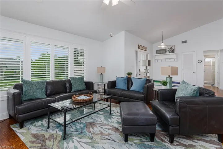 Great Room floor plan with large picture window (impact glass)