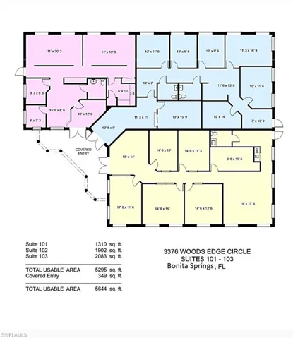 View of room layout