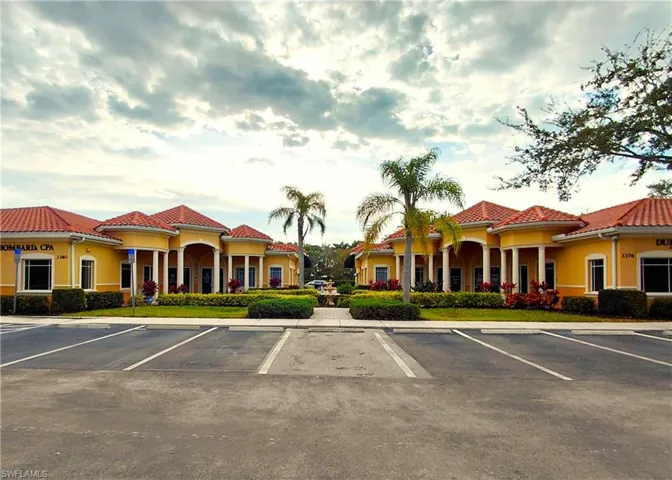View of uncovered parking lot
