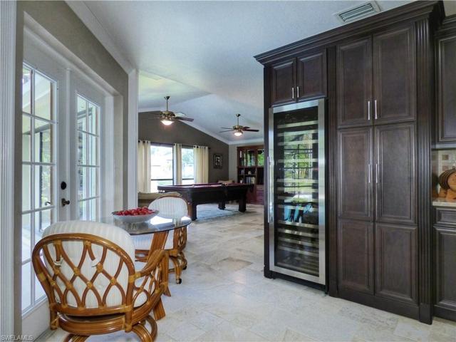 Breakfast Area With French Doors To The Pool Area