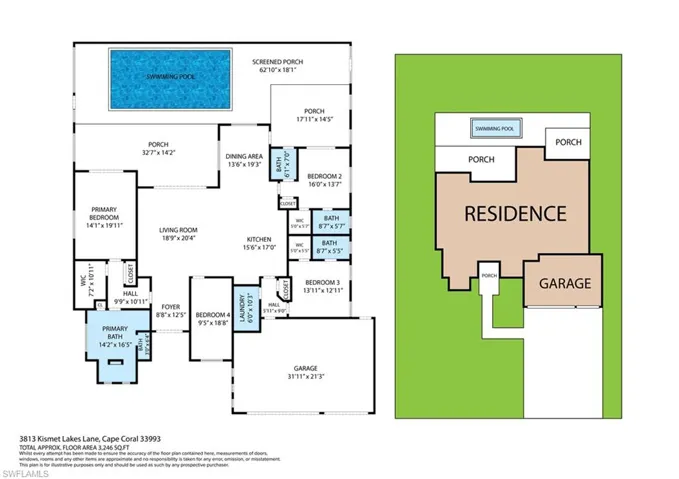 Floor plan 2D measurements are approximate