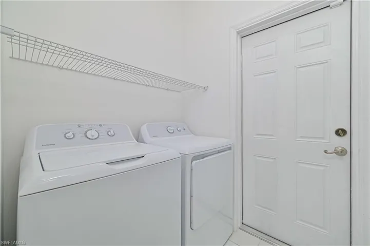 Laundry area featuring washer and dryer