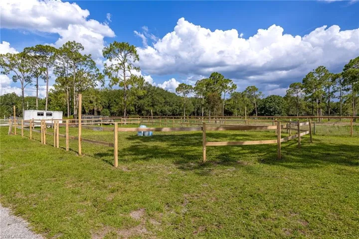 View of yard featuring a view of rural / pastoral area