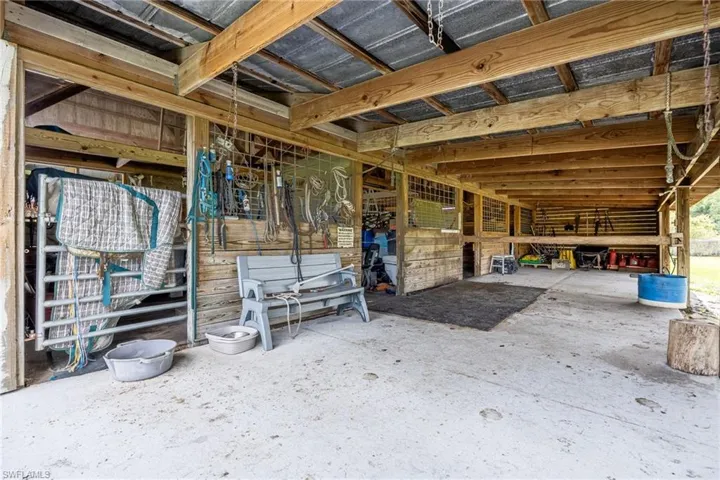 View of stable