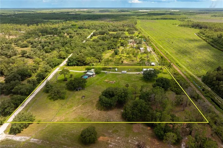 View of rural area featuring property boundaries highlighted