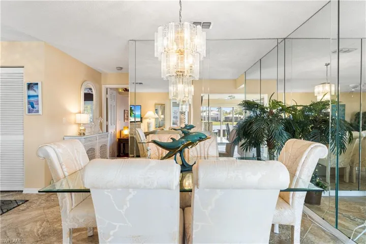 Formal dining area.