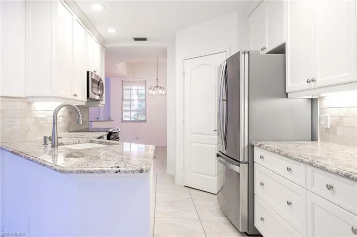 Kitchen View into Dining Room
