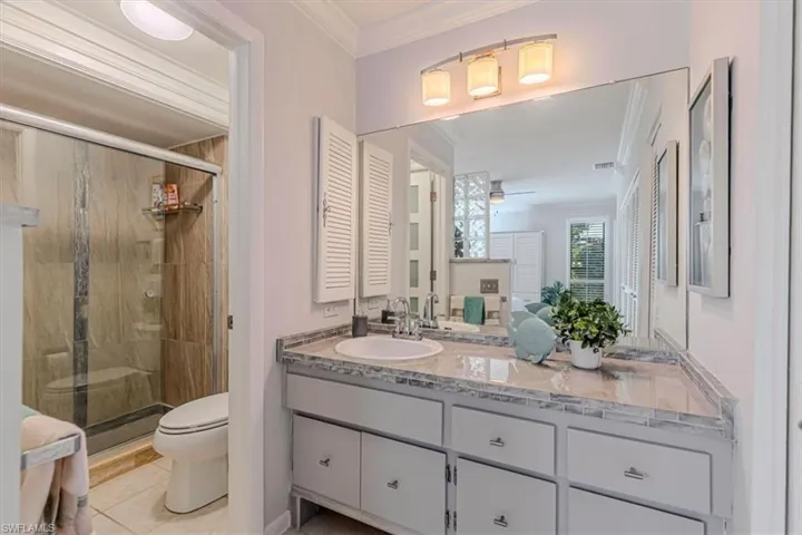 primary bath nicely updated
