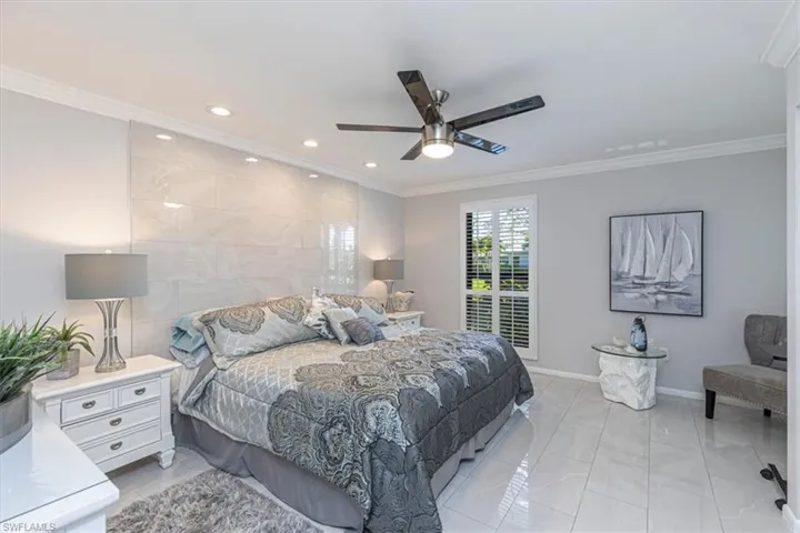 beautifully appointed guest room