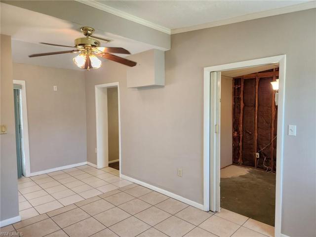 Living Room view to Eat in Kitchen space