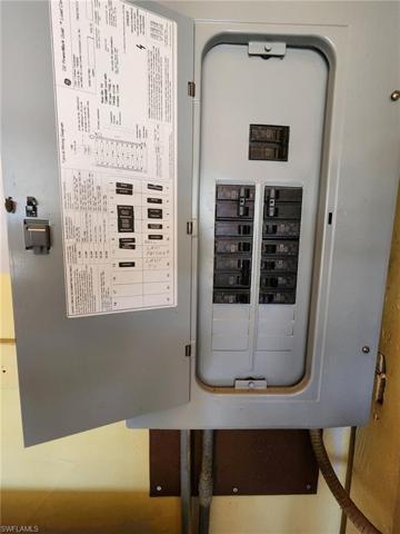 Panel in Washer Closet