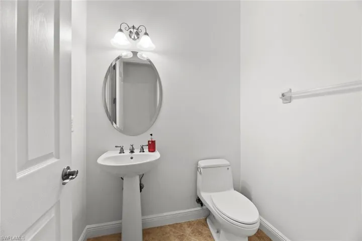 Half bath next to study