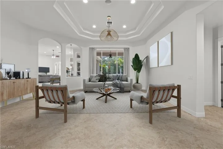 VIRTUALLY STAGED LIVING ROOM