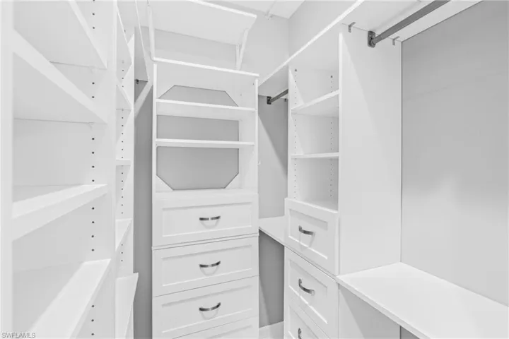 View of spacious closet