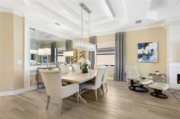 Dining with Custom Mirror