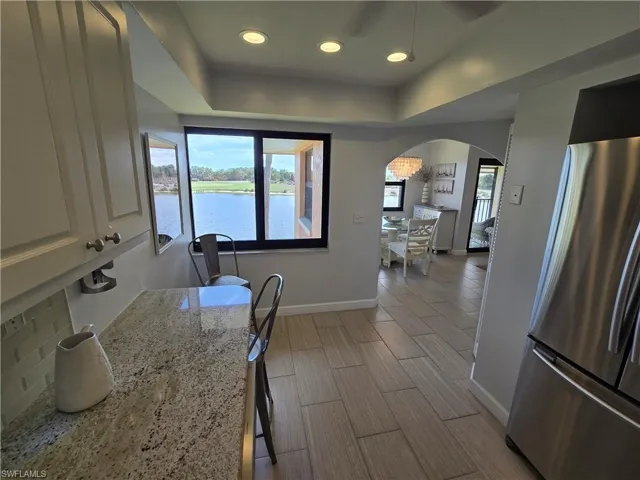 Kitchen with Tray Ceiling, Loads of Light and Views!