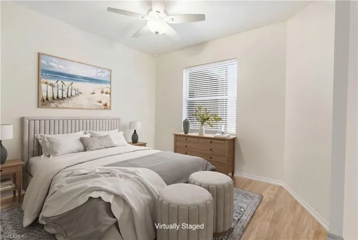 Bed 2, virtually staged