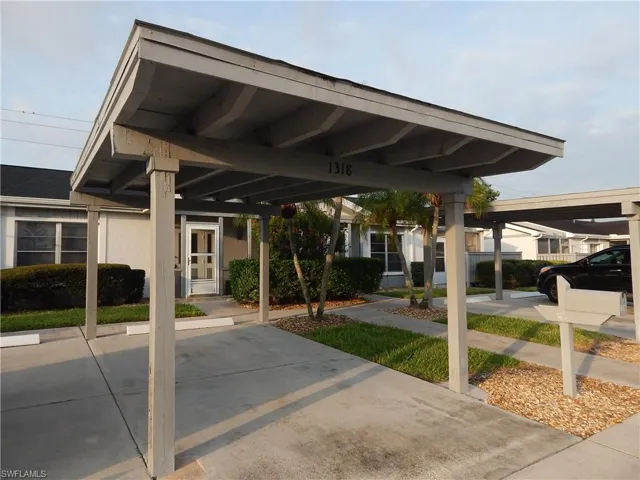 Carport Located Right Outside Your Door!