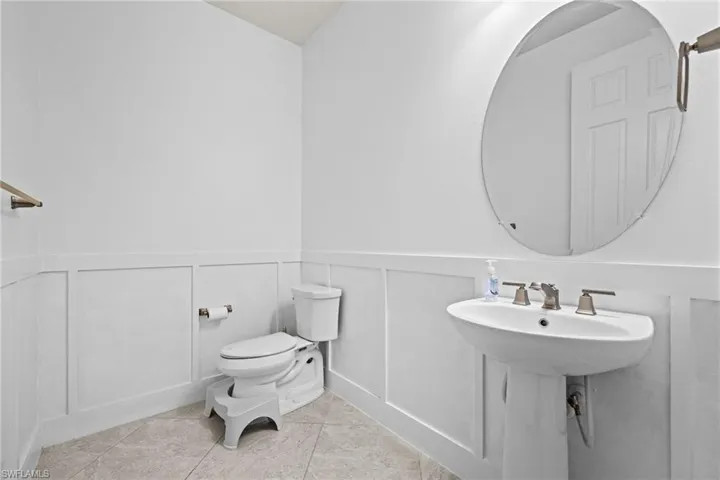Half Bath on first floor