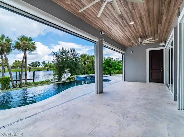 BACK PORCH-POOL BATH DOOR