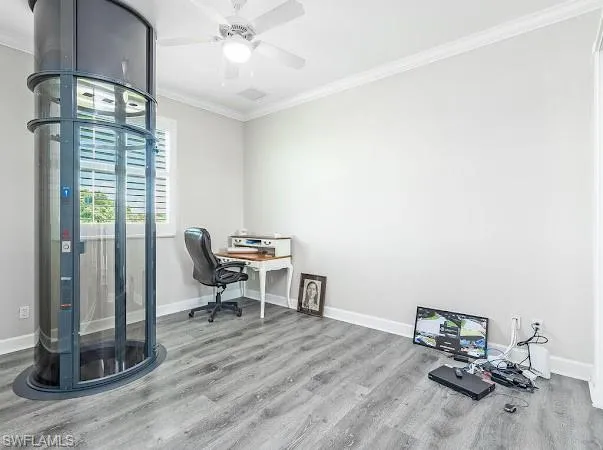 NEW ELEVATOR & OFFICE ROOM