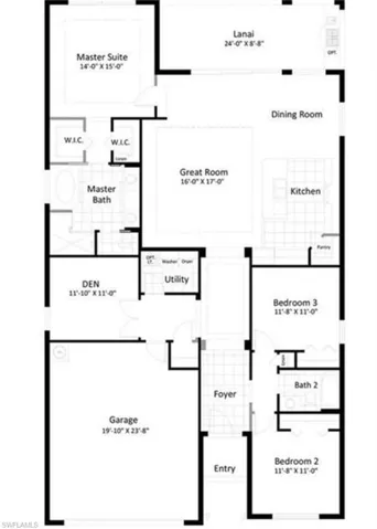 View of room layout