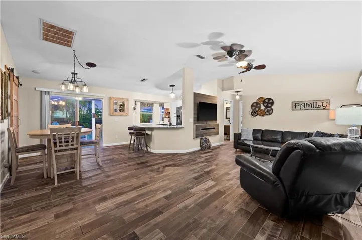 Living Room in the Evening