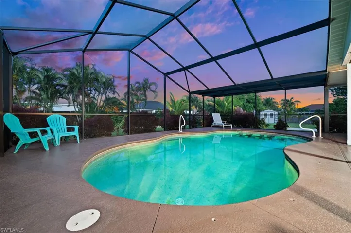 Evening Pool View