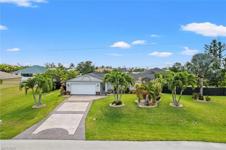 Arial View of the House with Custom Paver Driveway