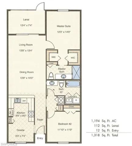 Ashbury Condo has Split Bedrooms for Privacy
