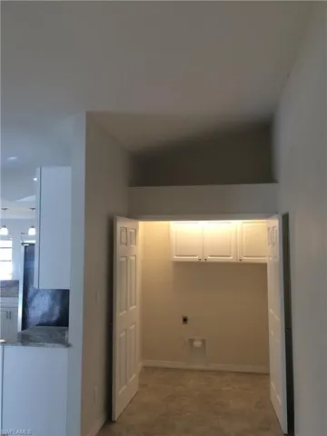 View of inside laundry