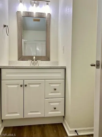 Upstairs Bathroom vanity