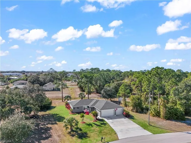 Aerial view of property and surrounding area
