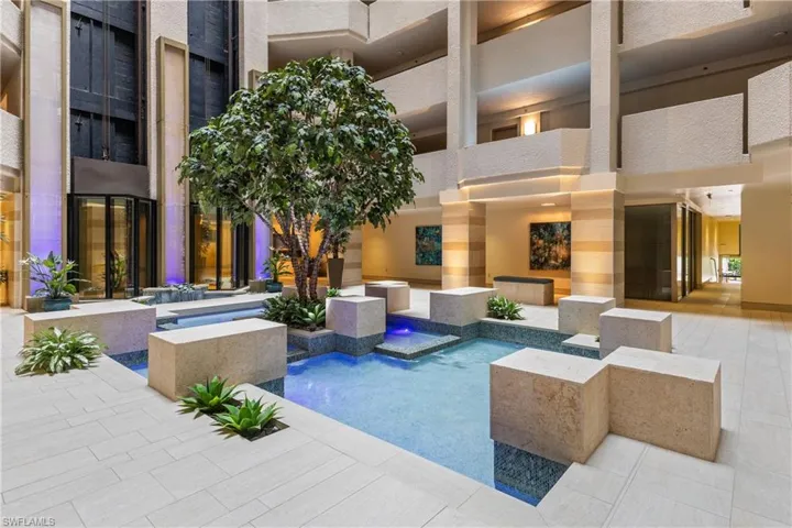 View of building lobby