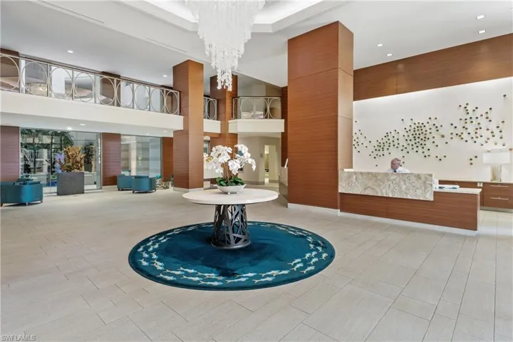 View of building lobby