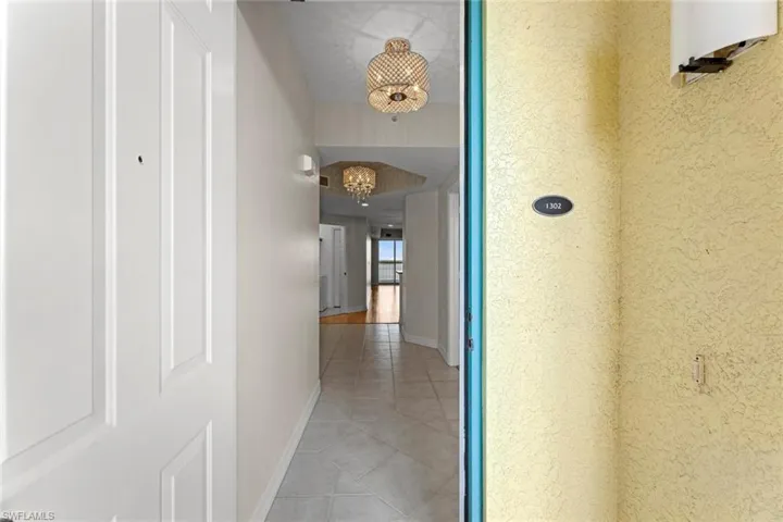 Front entrance - view thru unit to the river