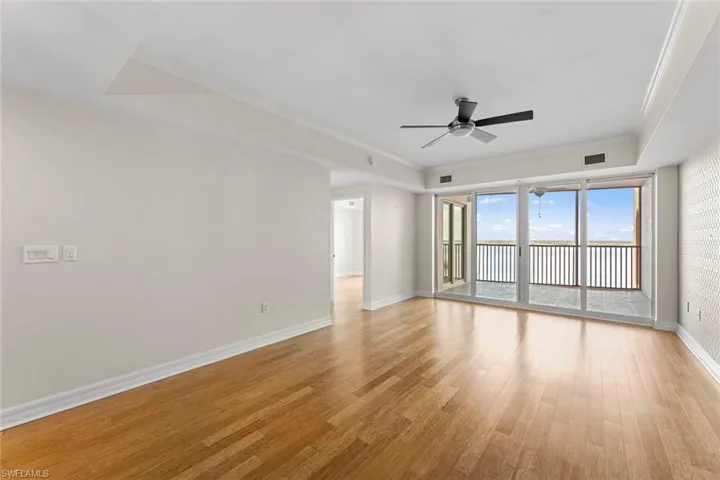 Great Room directly onto the lanai - owners suite to the left with entrance onto the lanai