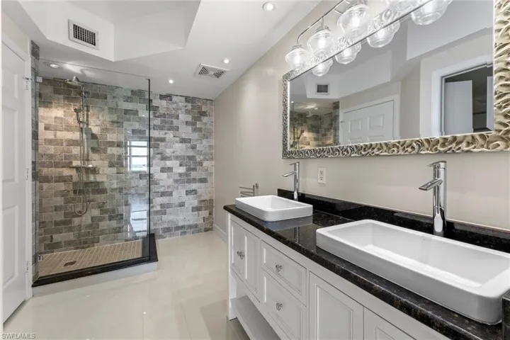 Totally upgraded and remodeled Owners Bathroom