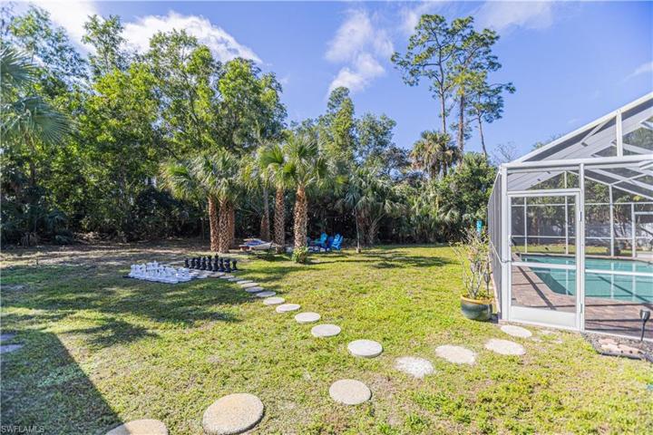 Back Yard with privacy and fun for all ages.