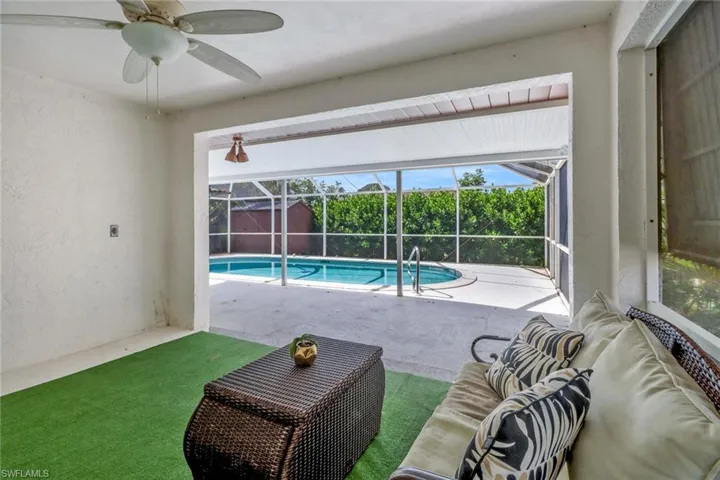 View of pool